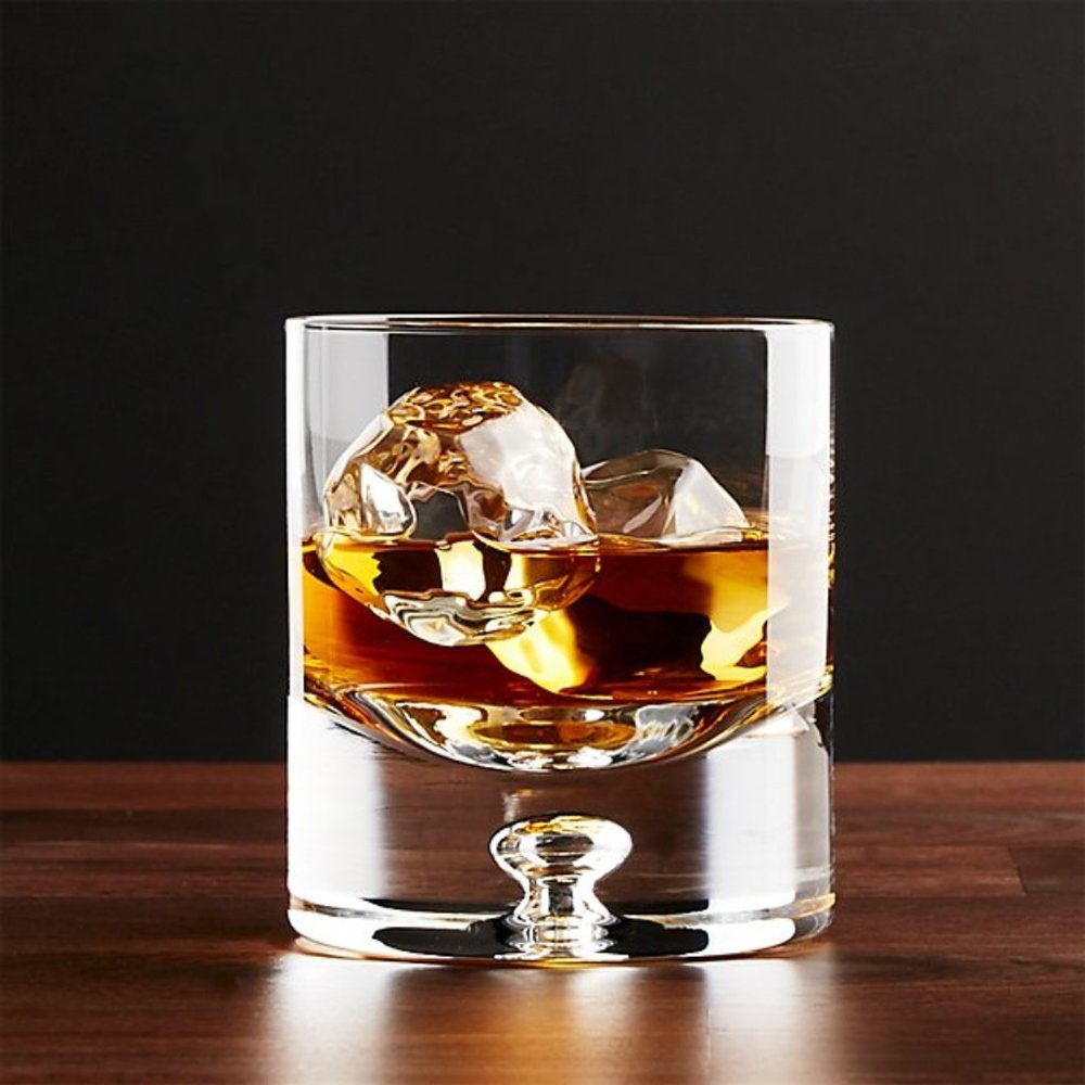 Crate & Barrel Direction Old-Fashioned Glasses